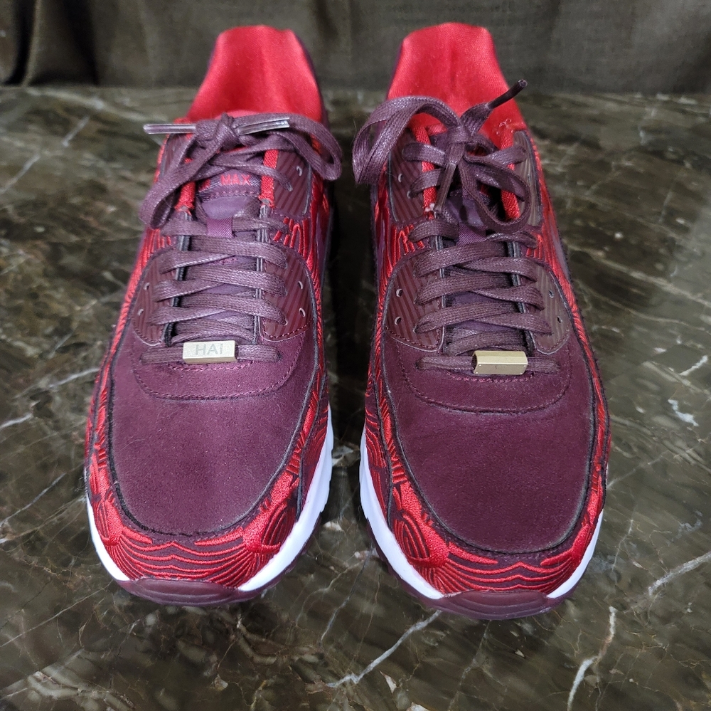 Nike Air Max 90 Ultra LOTC QS Shanghai Womens Size 8 Red Purple